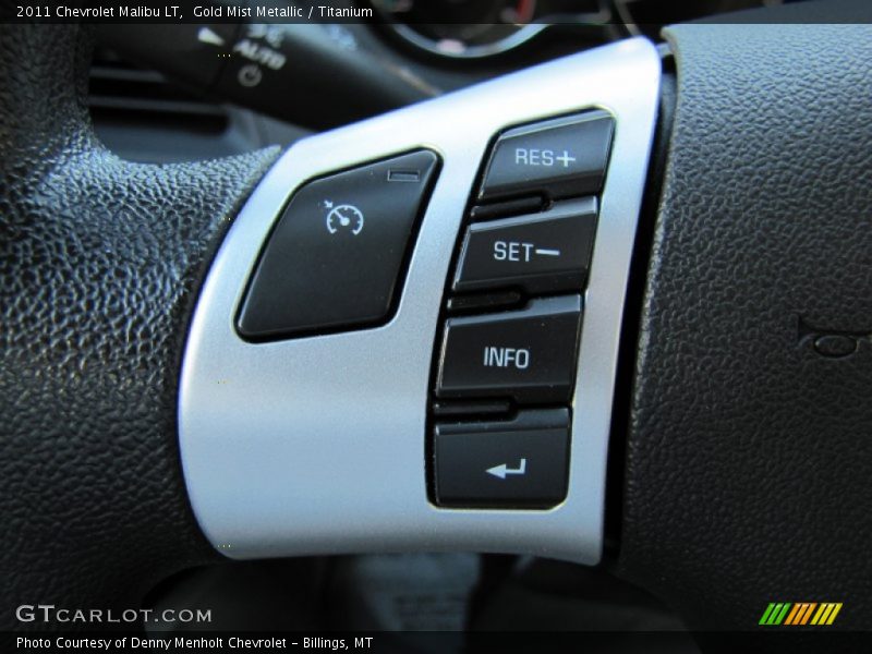 Gold Mist Metallic / Titanium 2011 Chevrolet Malibu LT