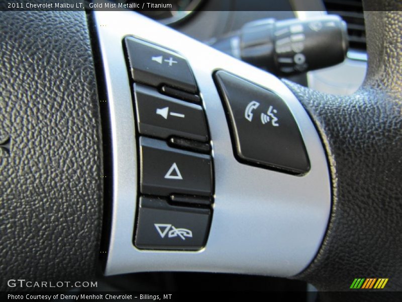 Gold Mist Metallic / Titanium 2011 Chevrolet Malibu LT
