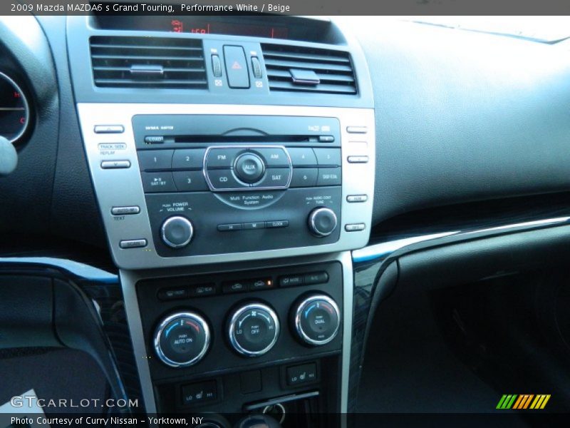 Performance White / Beige 2009 Mazda MAZDA6 s Grand Touring