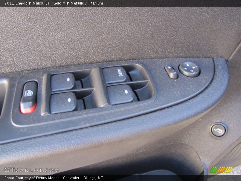 Gold Mist Metallic / Titanium 2011 Chevrolet Malibu LT