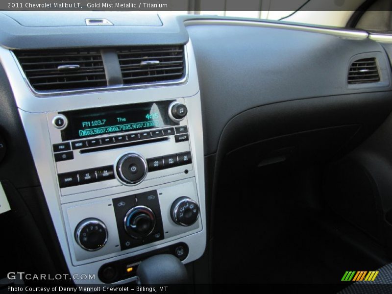 Gold Mist Metallic / Titanium 2011 Chevrolet Malibu LT