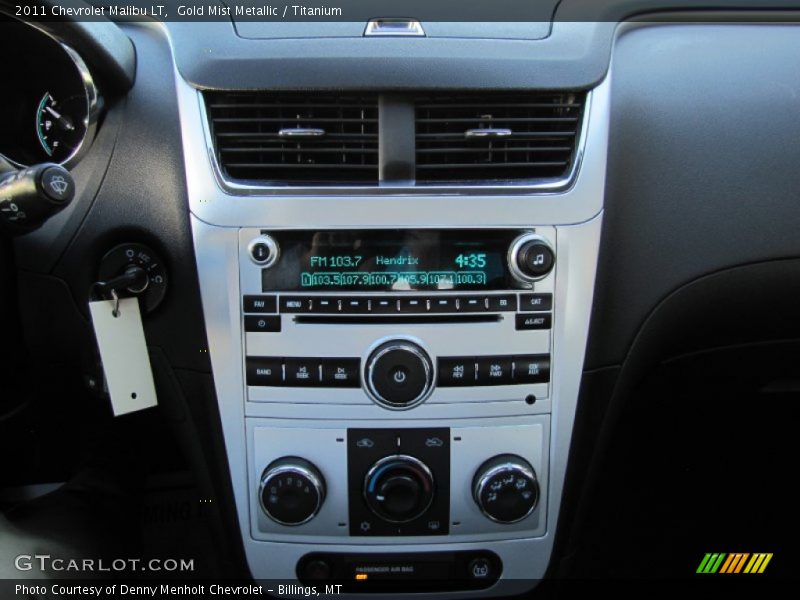 Gold Mist Metallic / Titanium 2011 Chevrolet Malibu LT