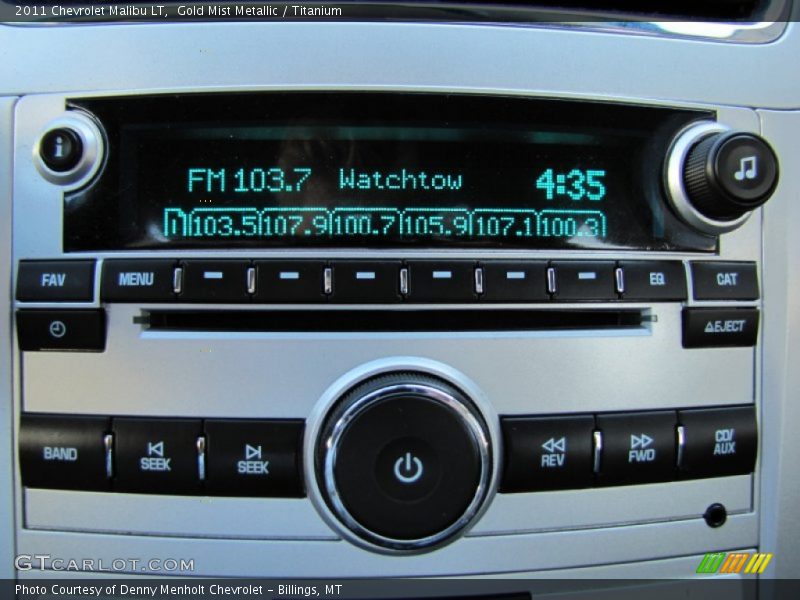 Gold Mist Metallic / Titanium 2011 Chevrolet Malibu LT