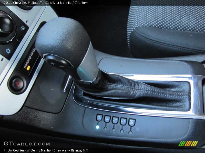Gold Mist Metallic / Titanium 2011 Chevrolet Malibu LT