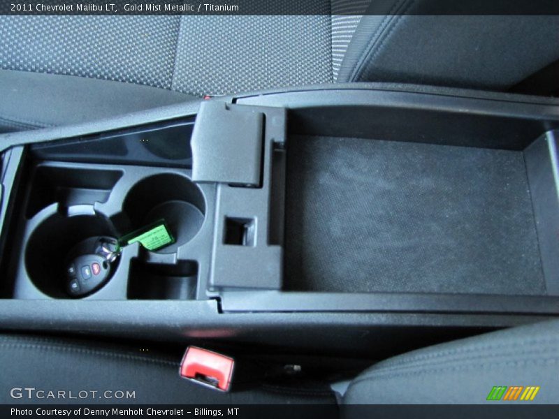 Gold Mist Metallic / Titanium 2011 Chevrolet Malibu LT