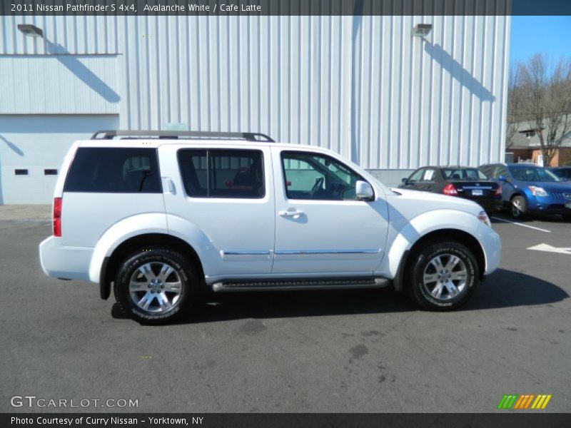 Avalanche White / Cafe Latte 2011 Nissan Pathfinder S 4x4