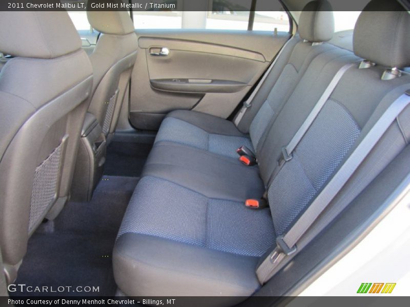 Gold Mist Metallic / Titanium 2011 Chevrolet Malibu LT