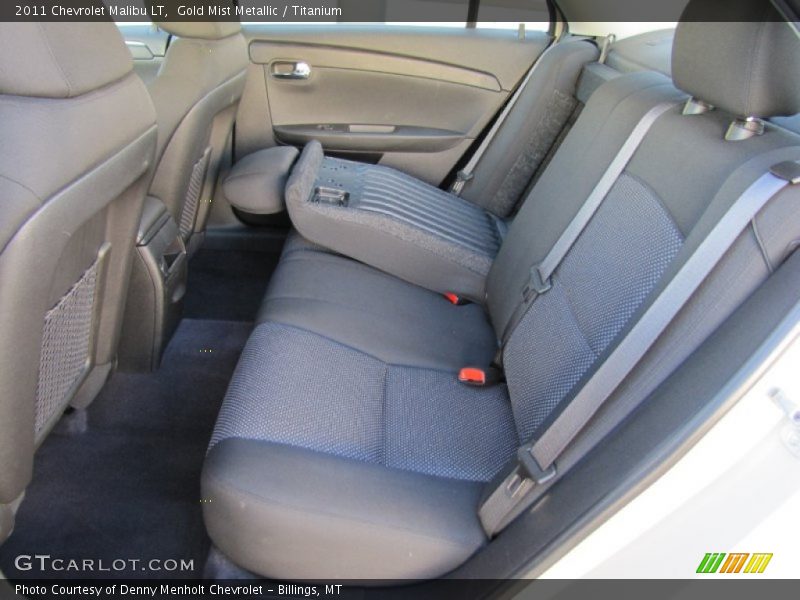 Gold Mist Metallic / Titanium 2011 Chevrolet Malibu LT