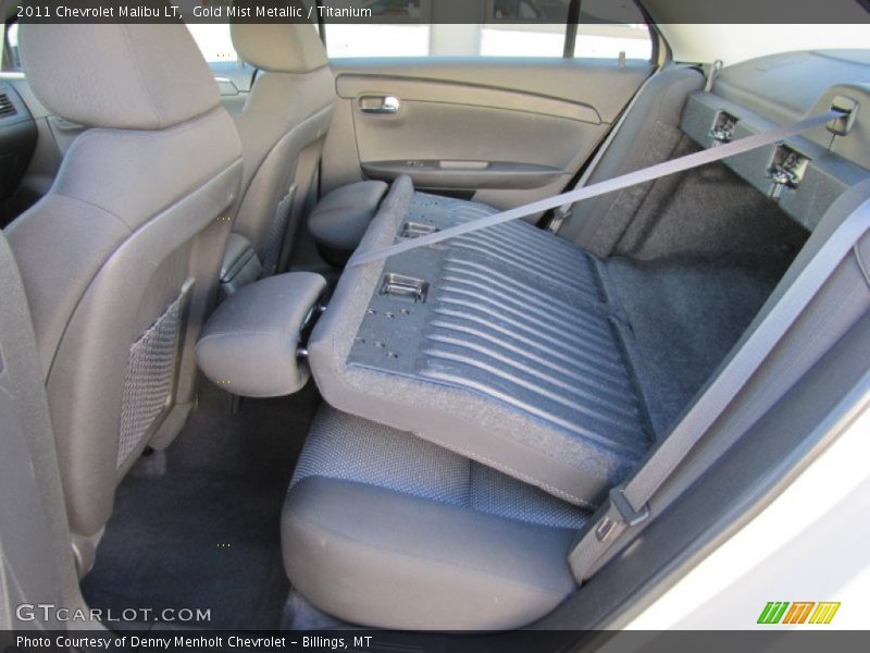Gold Mist Metallic / Titanium 2011 Chevrolet Malibu LT