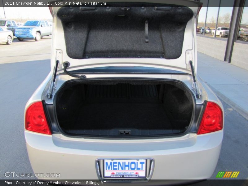 Gold Mist Metallic / Titanium 2011 Chevrolet Malibu LT