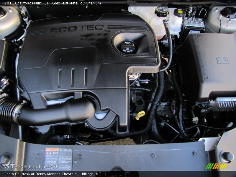 Gold Mist Metallic / Titanium 2011 Chevrolet Malibu LT