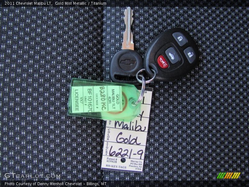 Gold Mist Metallic / Titanium 2011 Chevrolet Malibu LT