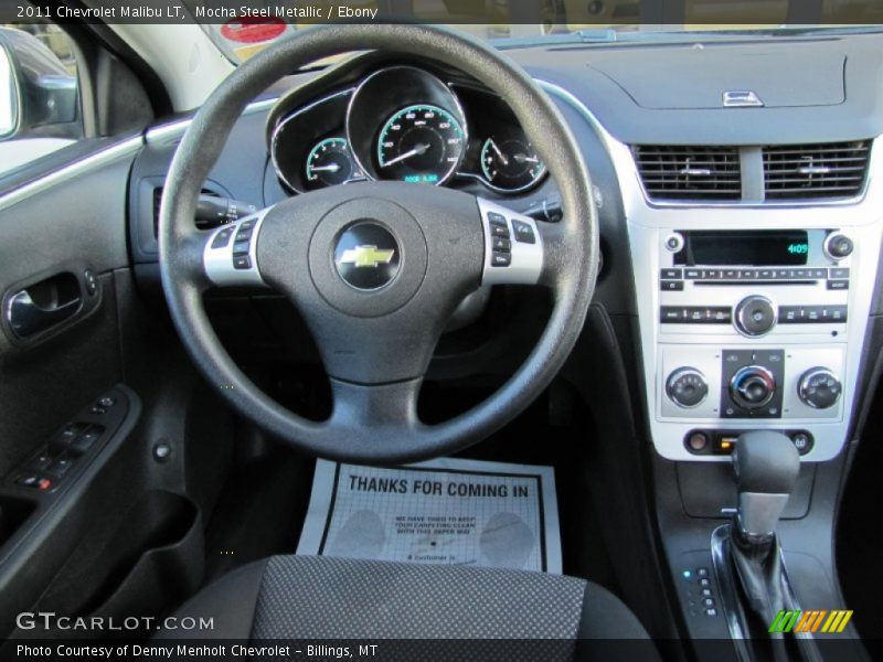 Mocha Steel Metallic / Ebony 2011 Chevrolet Malibu LT