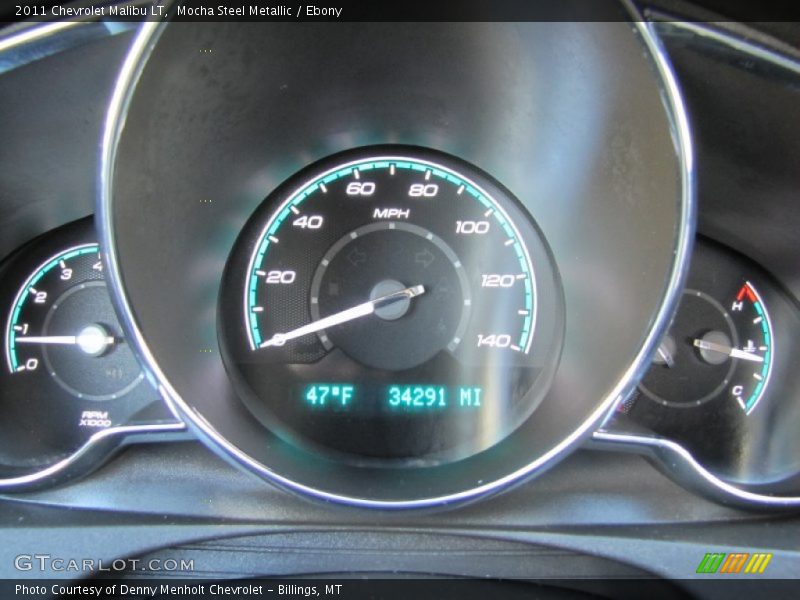 Mocha Steel Metallic / Ebony 2011 Chevrolet Malibu LT