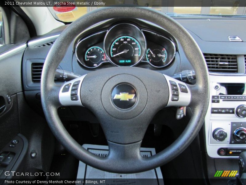 Mocha Steel Metallic / Ebony 2011 Chevrolet Malibu LT