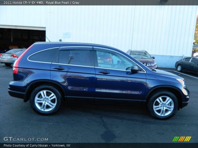 Royal Blue Pearl / Gray 2011 Honda CR-V EX 4WD