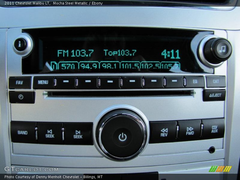 Mocha Steel Metallic / Ebony 2011 Chevrolet Malibu LT