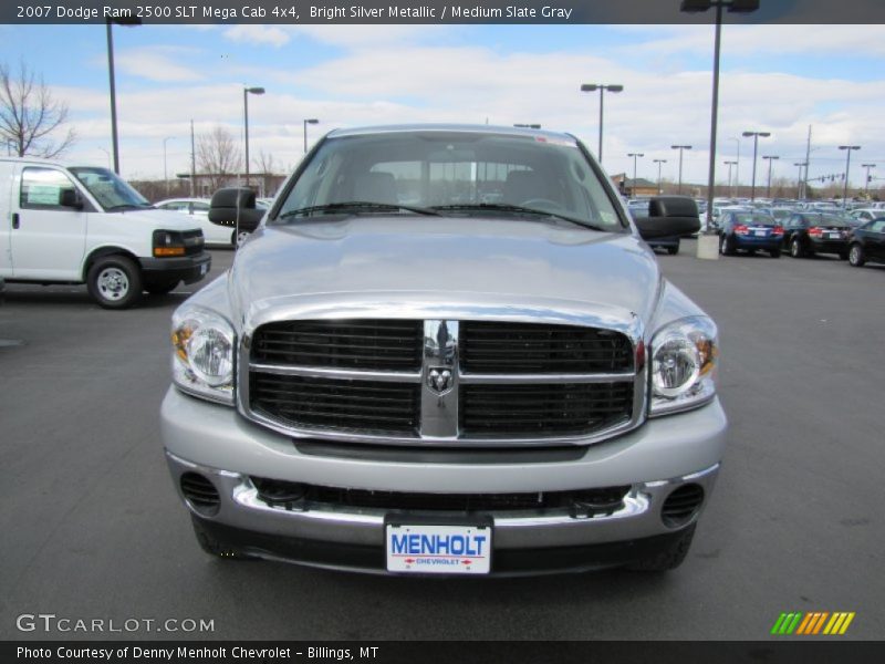 Bright Silver Metallic / Medium Slate Gray 2007 Dodge Ram 2500 SLT Mega Cab 4x4