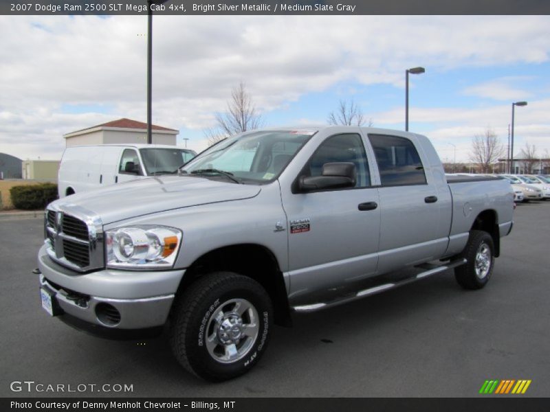 Bright Silver Metallic / Medium Slate Gray 2007 Dodge Ram 2500 SLT Mega Cab 4x4
