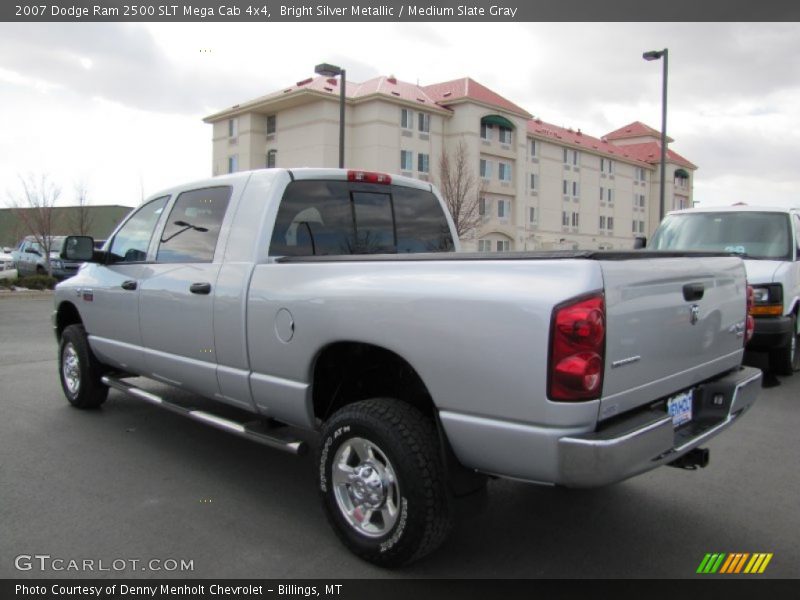 Bright Silver Metallic / Medium Slate Gray 2007 Dodge Ram 2500 SLT Mega Cab 4x4