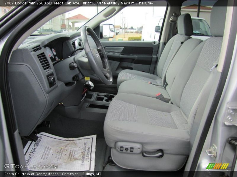 Bright Silver Metallic / Medium Slate Gray 2007 Dodge Ram 2500 SLT Mega Cab 4x4