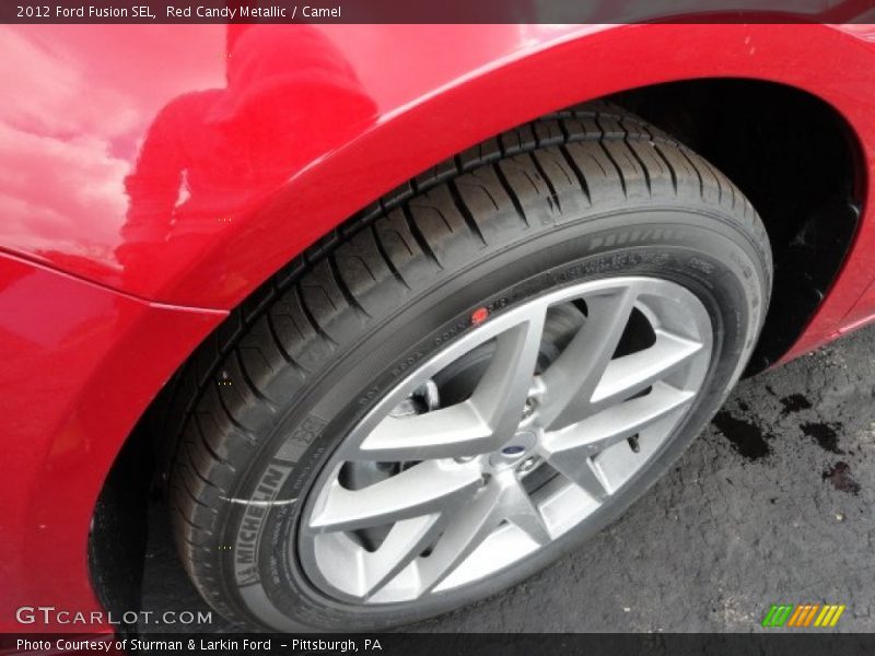 Red Candy Metallic / Camel 2012 Ford Fusion SEL