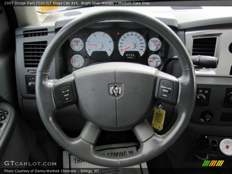 Bright Silver Metallic / Medium Slate Gray 2007 Dodge Ram 2500 SLT Mega Cab 4x4