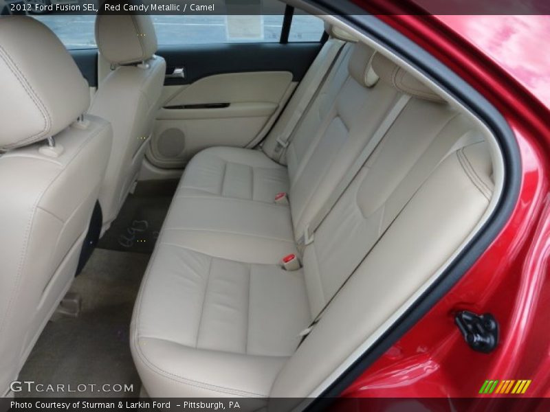 Red Candy Metallic / Camel 2012 Ford Fusion SEL