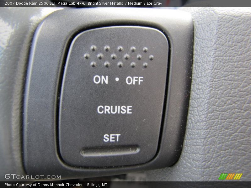 Bright Silver Metallic / Medium Slate Gray 2007 Dodge Ram 2500 SLT Mega Cab 4x4