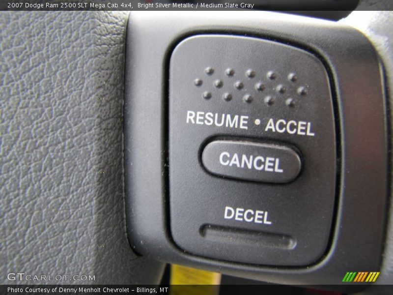 Bright Silver Metallic / Medium Slate Gray 2007 Dodge Ram 2500 SLT Mega Cab 4x4
