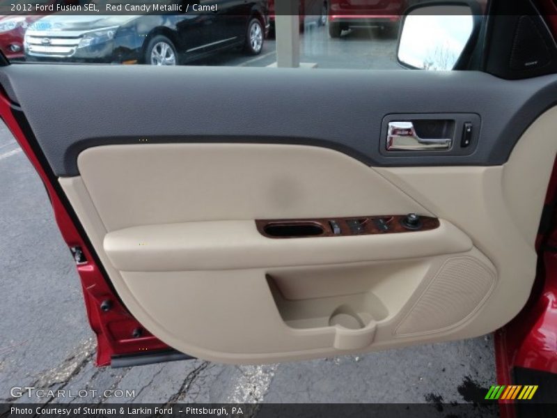 Red Candy Metallic / Camel 2012 Ford Fusion SEL