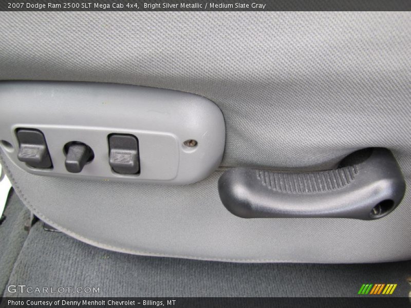 Bright Silver Metallic / Medium Slate Gray 2007 Dodge Ram 2500 SLT Mega Cab 4x4