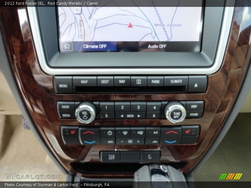 Red Candy Metallic / Camel 2012 Ford Fusion SEL