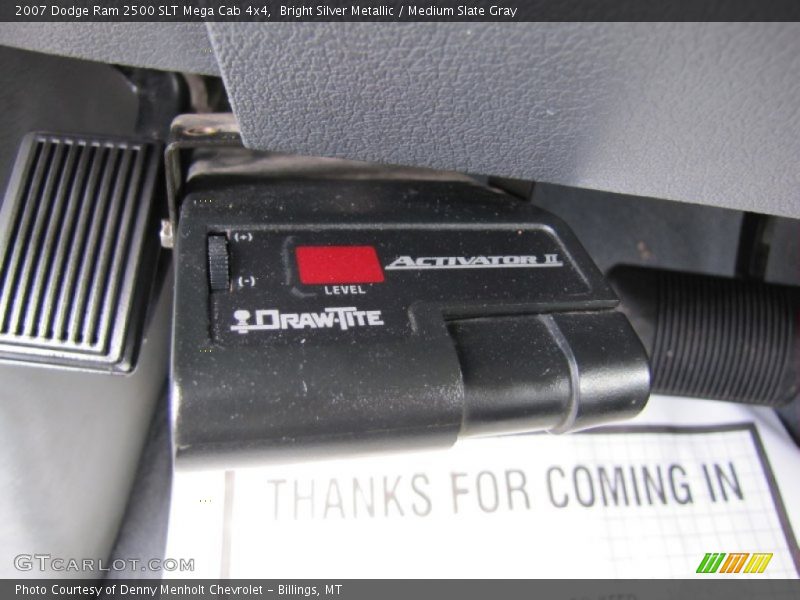 Bright Silver Metallic / Medium Slate Gray 2007 Dodge Ram 2500 SLT Mega Cab 4x4