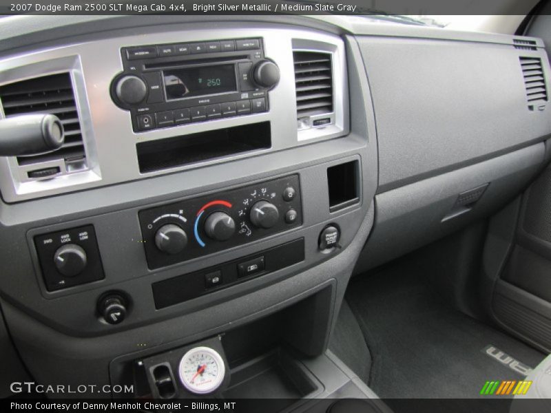 Bright Silver Metallic / Medium Slate Gray 2007 Dodge Ram 2500 SLT Mega Cab 4x4