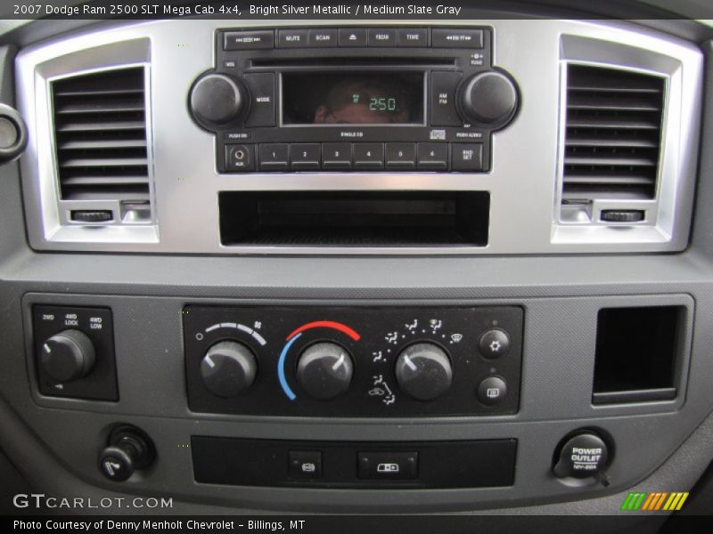 Bright Silver Metallic / Medium Slate Gray 2007 Dodge Ram 2500 SLT Mega Cab 4x4