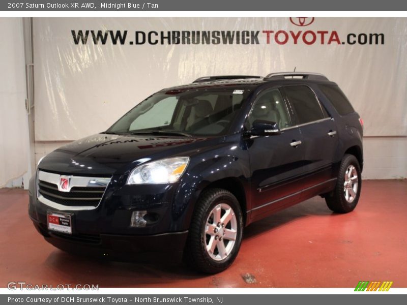 Midnight Blue / Tan 2007 Saturn Outlook XR AWD