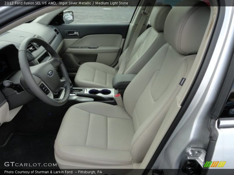 Front Seat of 2012 Fusion SEL V6 AWD