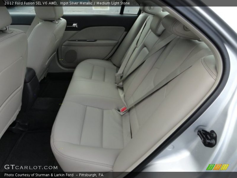 Rear Seat of 2012 Fusion SEL V6 AWD