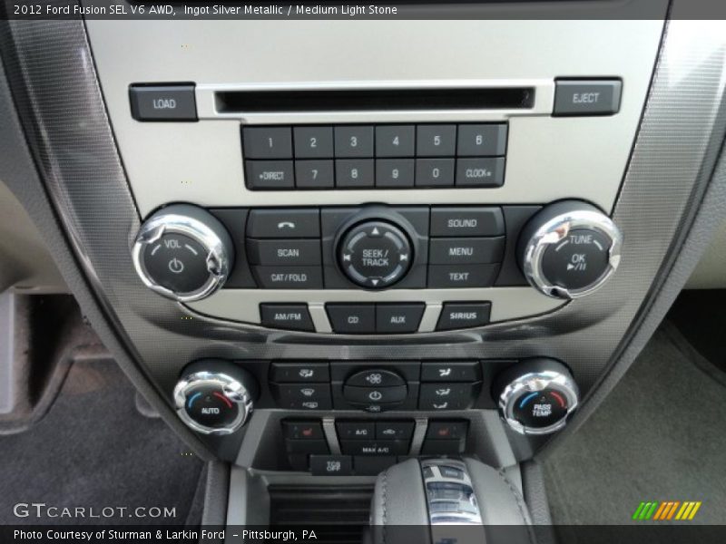 Ingot Silver Metallic / Medium Light Stone 2012 Ford Fusion SEL V6 AWD