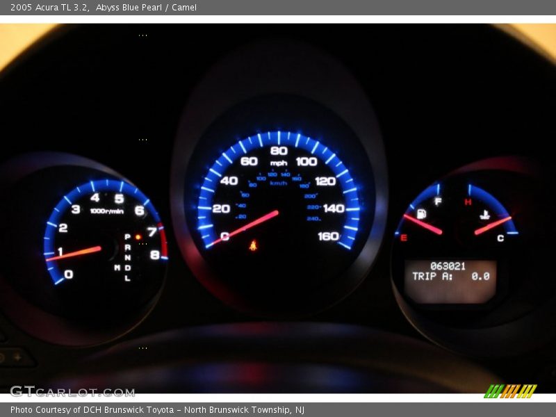 Abyss Blue Pearl / Camel 2005 Acura TL 3.2