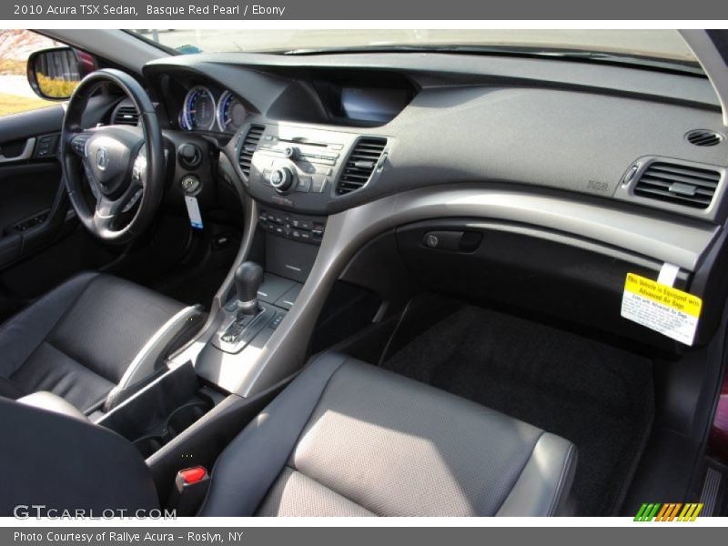 Basque Red Pearl / Ebony 2010 Acura TSX Sedan