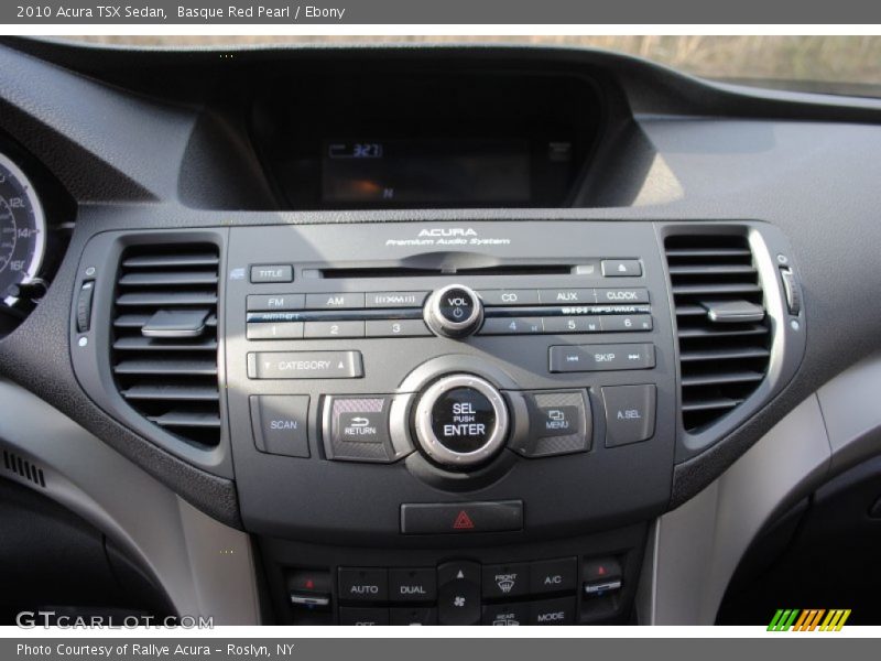 Basque Red Pearl / Ebony 2010 Acura TSX Sedan