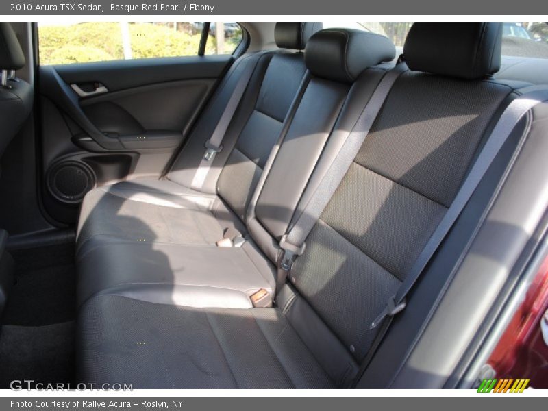 Basque Red Pearl / Ebony 2010 Acura TSX Sedan