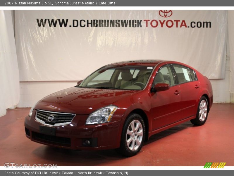 Sonoma Sunset Metallic / Cafe Latte 2007 Nissan Maxima 3.5 SL