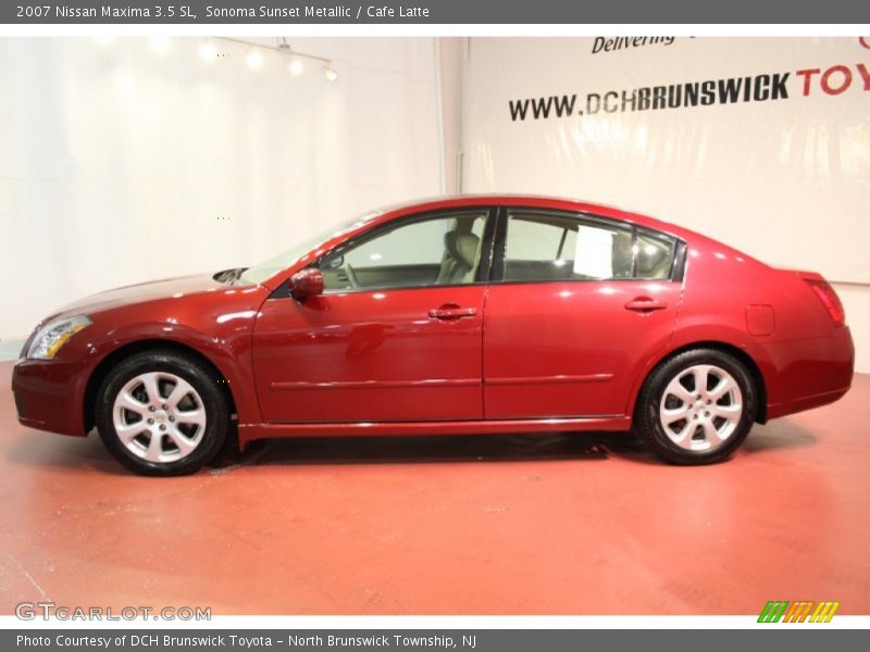 Sonoma Sunset Metallic / Cafe Latte 2007 Nissan Maxima 3.5 SL