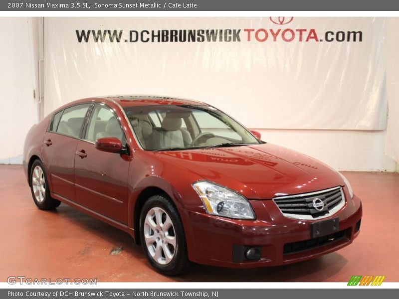 Sonoma Sunset Metallic / Cafe Latte 2007 Nissan Maxima 3.5 SL