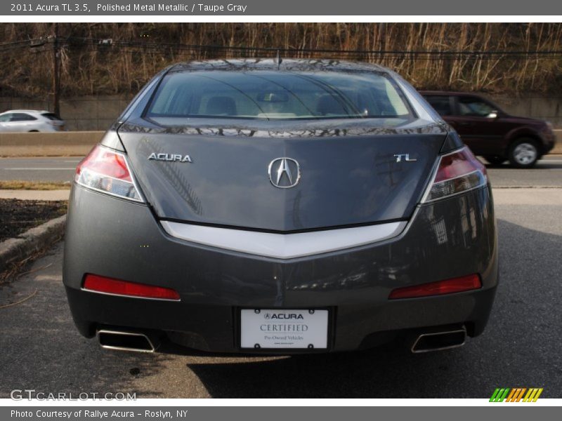 Polished Metal Metallic / Taupe Gray 2011 Acura TL 3.5