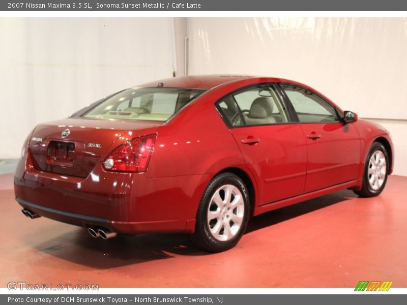 Sonoma Sunset Metallic / Cafe Latte 2007 Nissan Maxima 3.5 SL