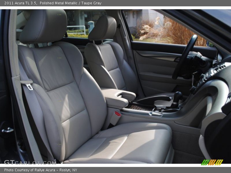 Polished Metal Metallic / Taupe Gray 2011 Acura TL 3.5